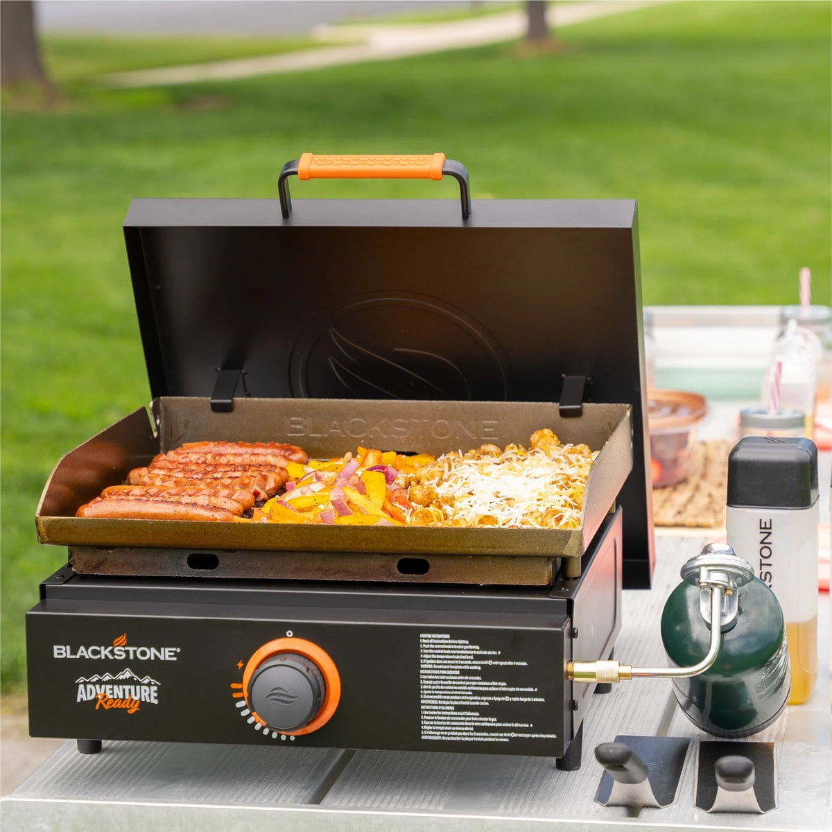 17" Tabletop Griddle with Hard Cover